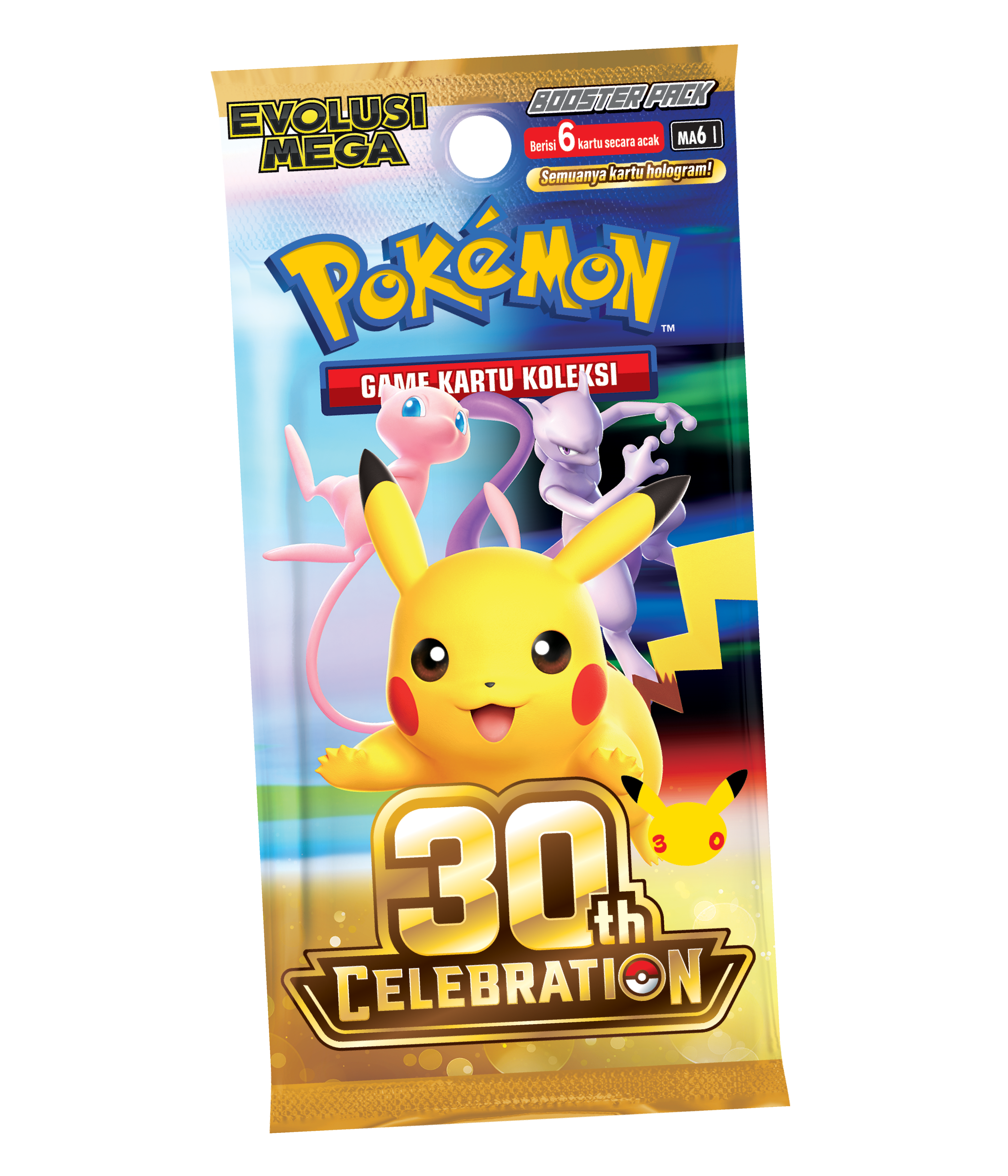 Booster Pack Pok&eacute;mon Game Kartu Koleksi 30th CELEBRATION